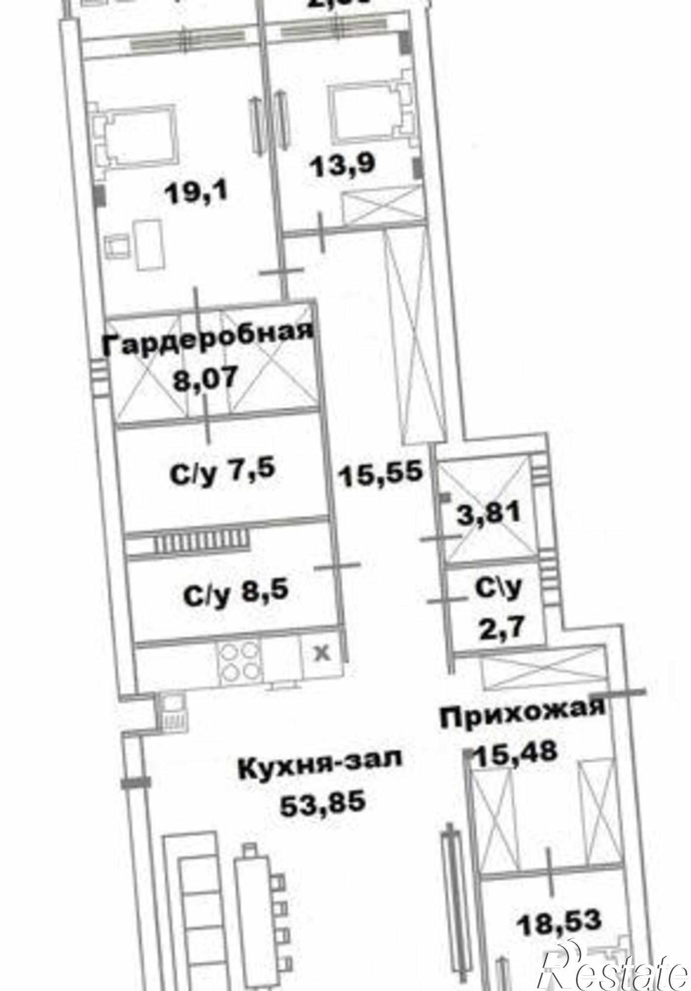 Купить квартиру за 21 340 000 рублей на улица Каяни, 9В