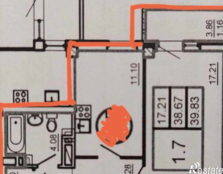 1-комн квартира улица Оганова, 20к3