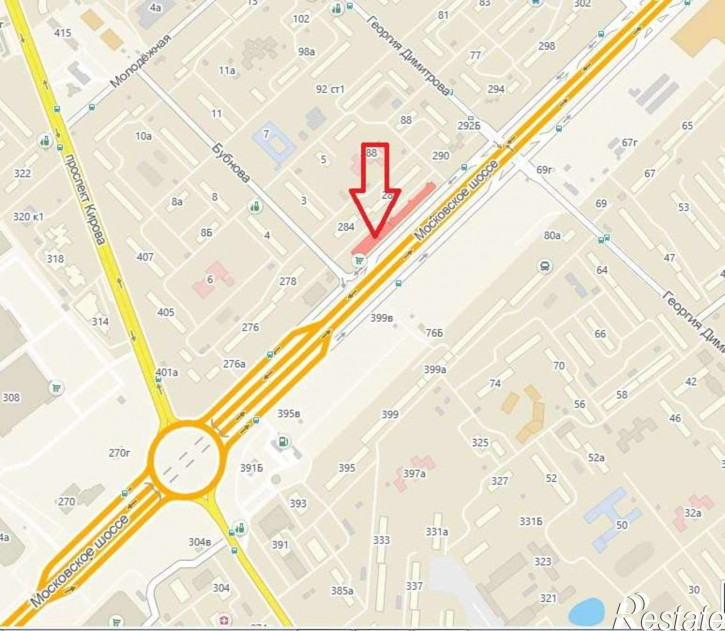 Торговое помещение Московское шоссе, 284а