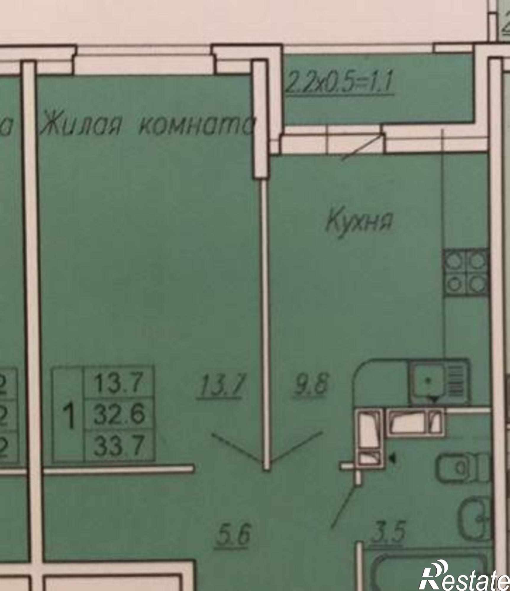 Купить квартиру за 2 910 000 рублей на улица Нансена, 83