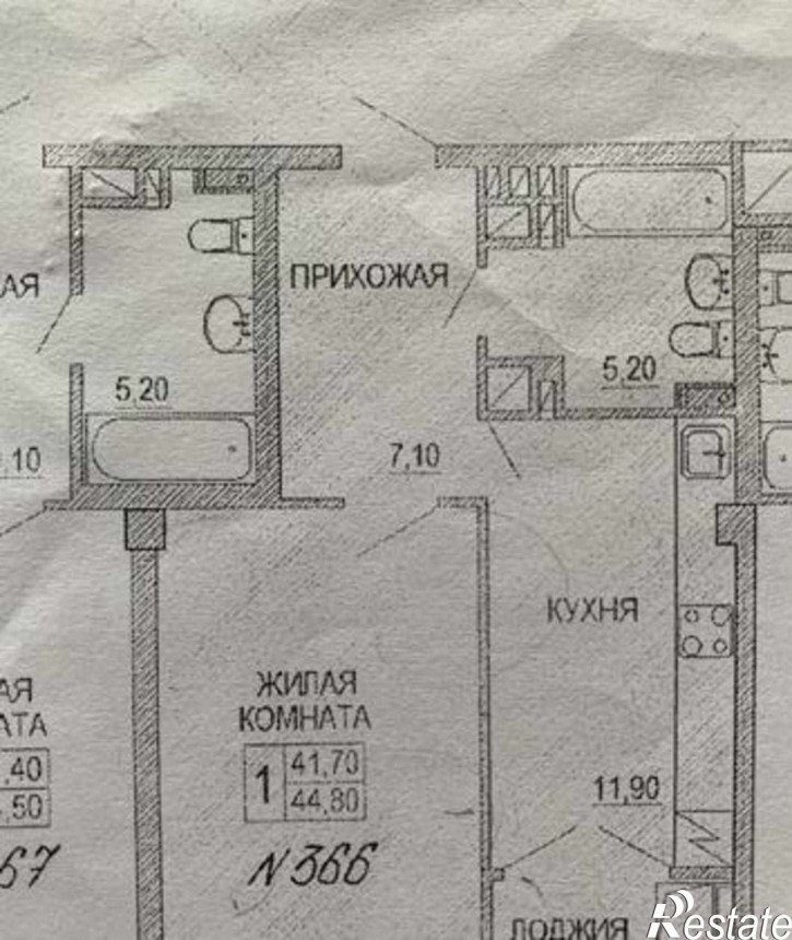 1-комн квартира в новом доме бульвар Комарова, 20В/9А