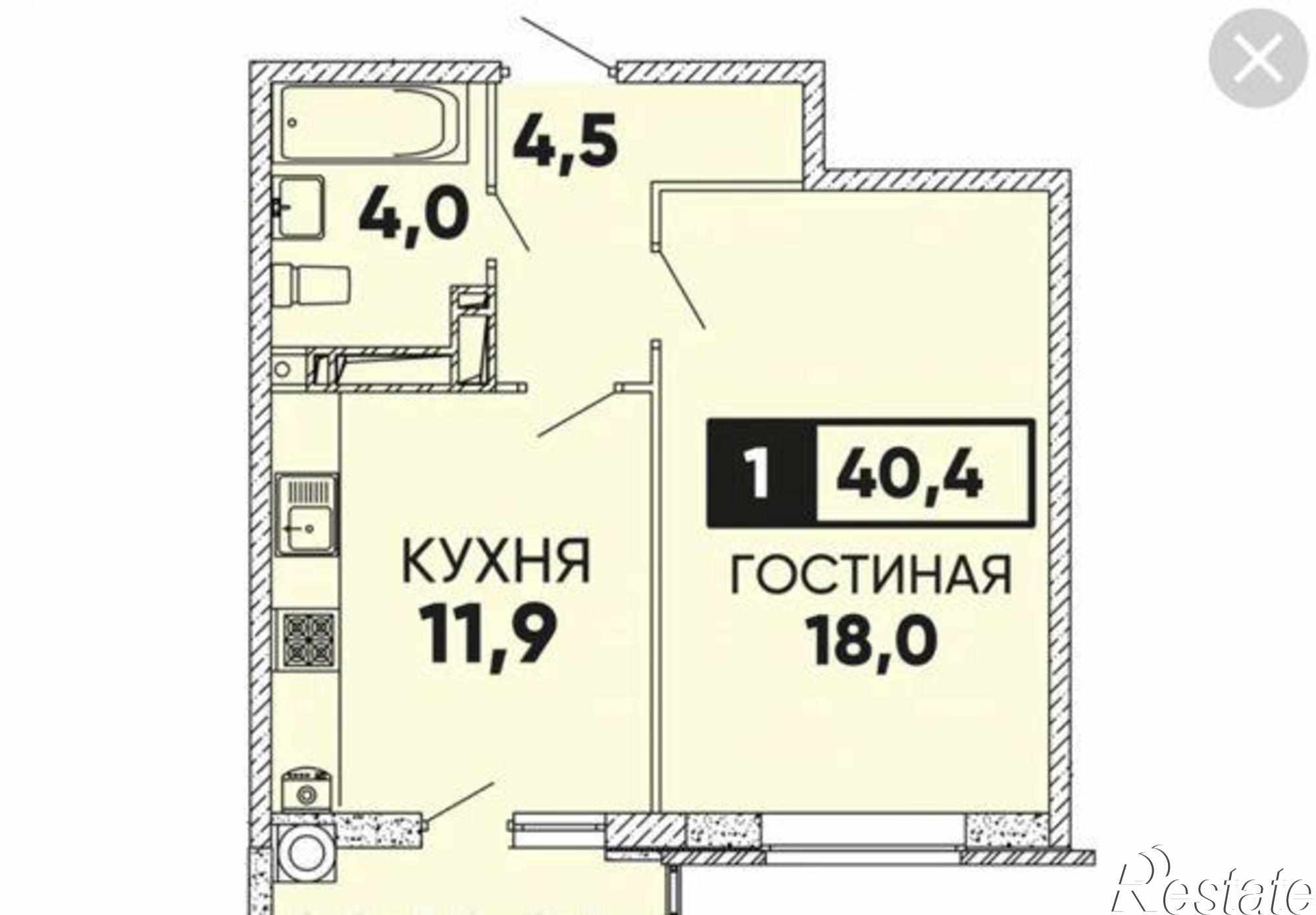 Купить квартиру за 3 380 000 рублей на улица Вересаева, 101/1с2