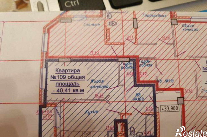 1-комн квартира в новом доме проспект Соколова, 86