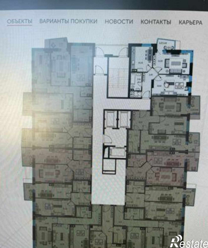 2-комн квартира в новом доме улица Ларина, 45к3