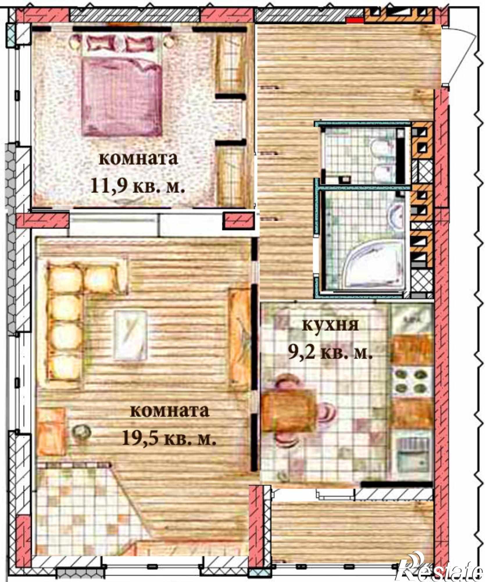 Купить квартиру за 3 417 000 рублей на ул Глеба Успенского