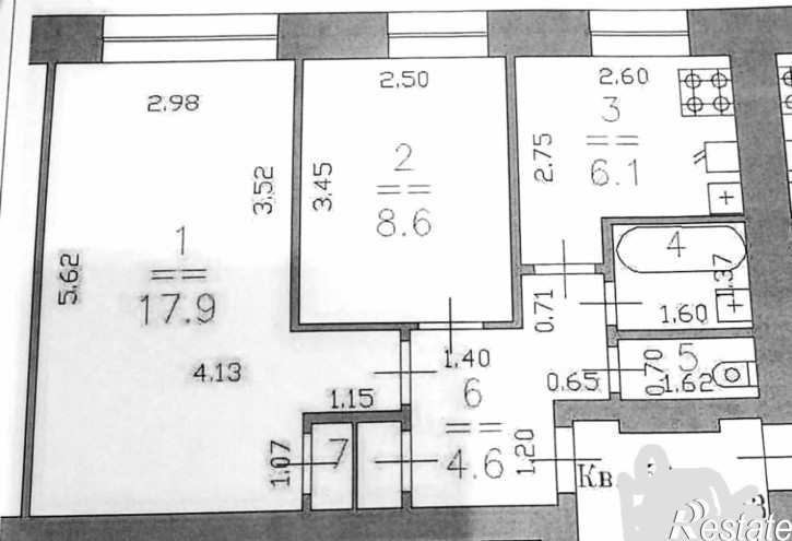 2-комн квартира Болотникова ул., 4