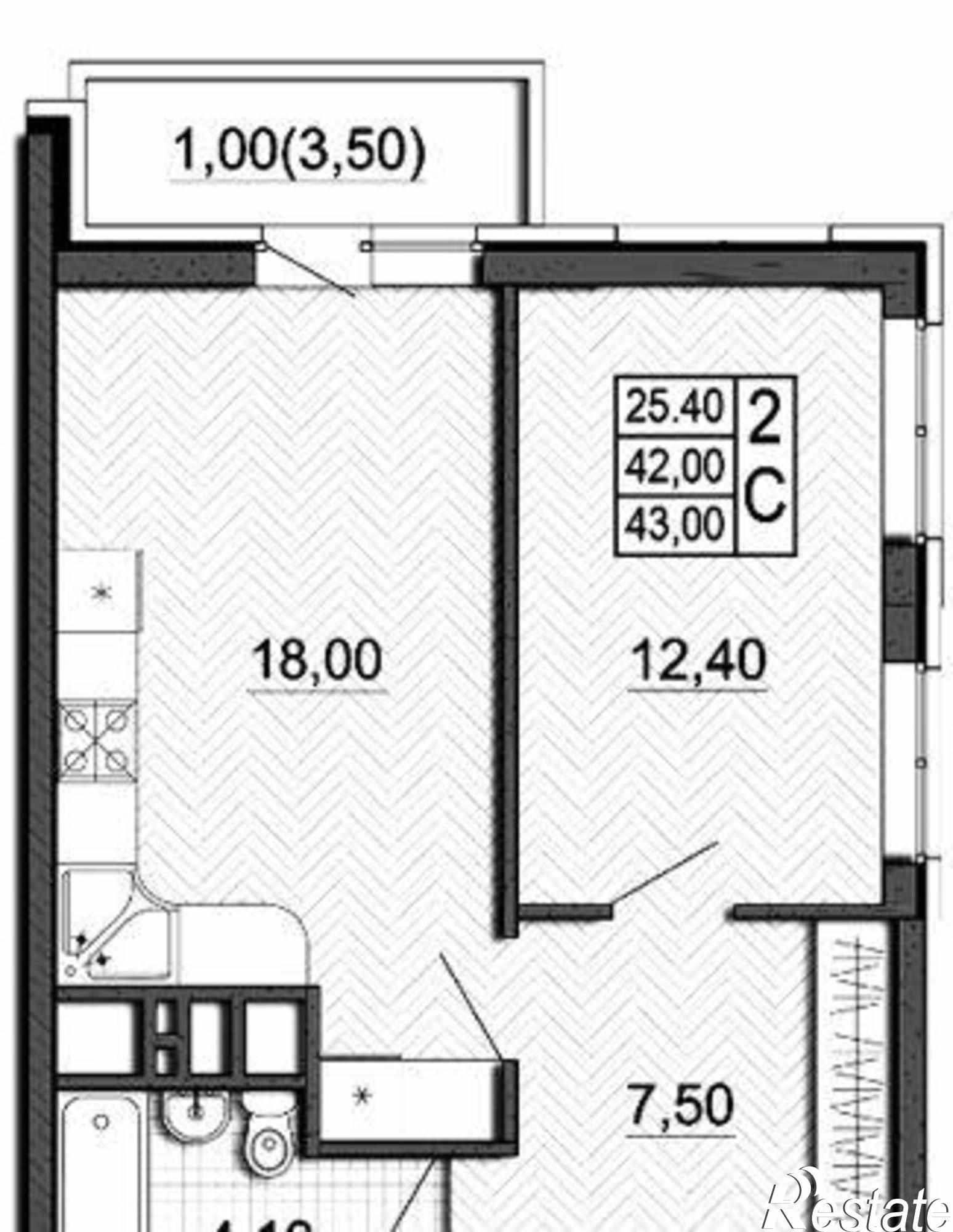 Купить квартиру за 3 010 000 рублей на Клубная улица, 39/4