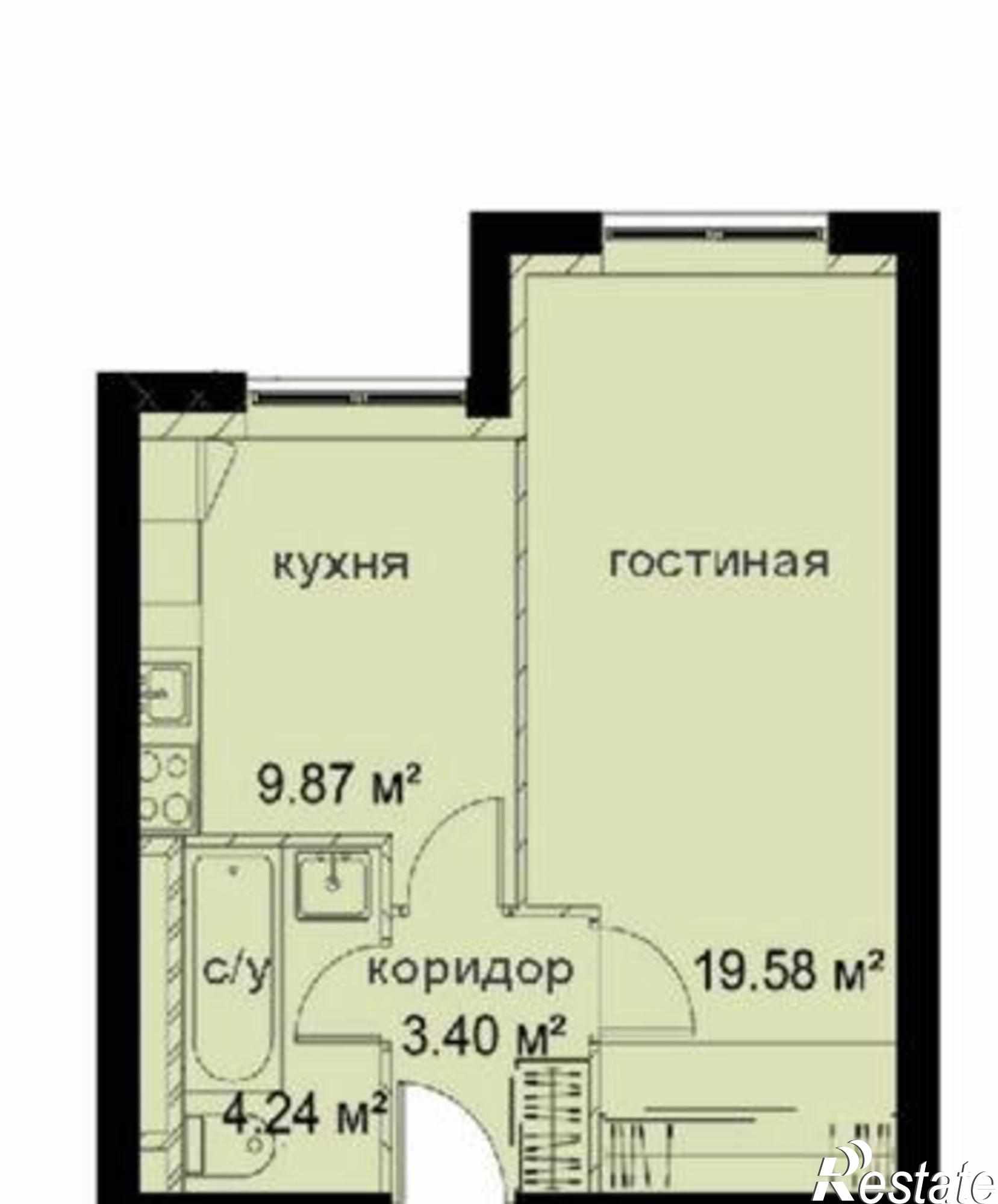 Купить квартиру за 2 960 000 рублей на Красноармейская улица, 157Вс2