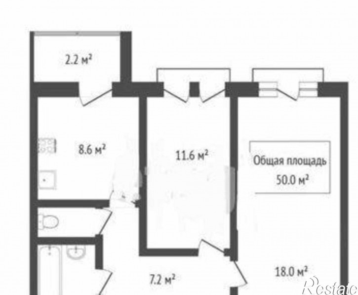 2-комн квартира в новом доме проспект Стачки, 19А