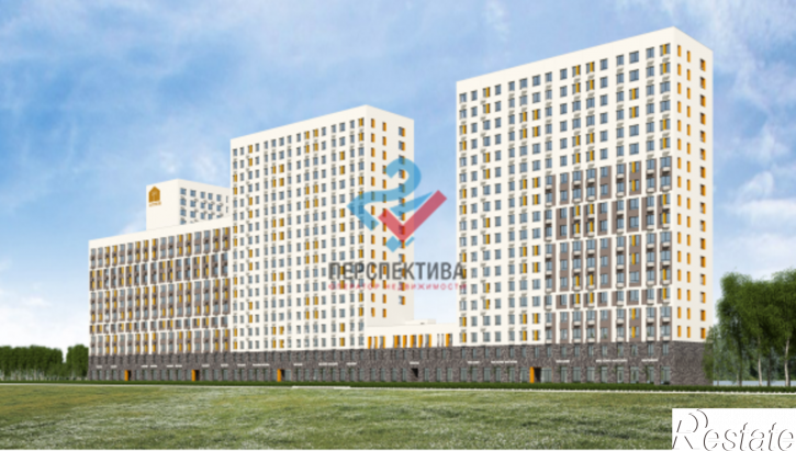 1-комн квартира в новом доме жилой комплекс Лугометрия,  с19
