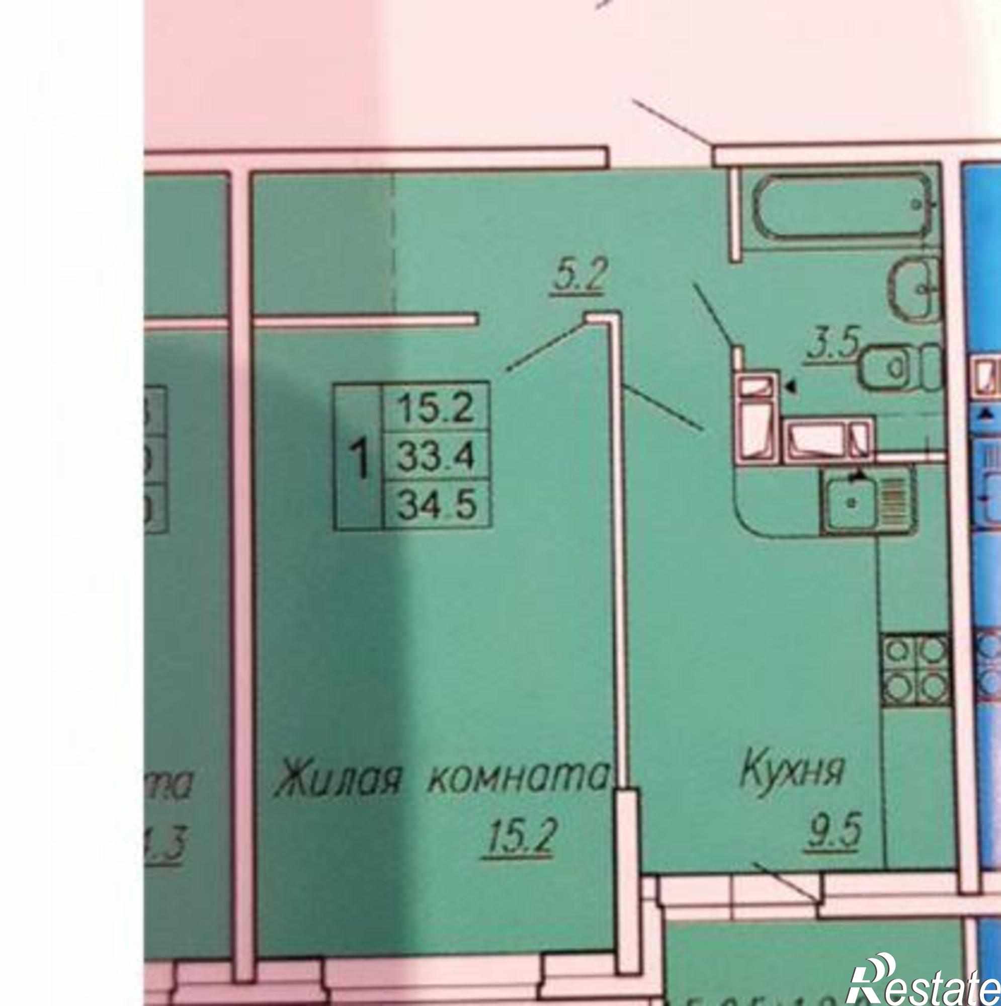 Купить квартиру за 2 950 000 рублей на улица Нансена, 83