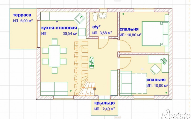 Коттедж/дом Вознесенская ул (Старокорсунская ст-ца), 34