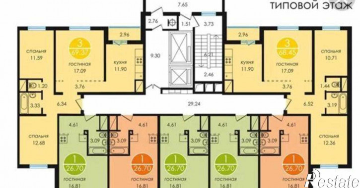 3-комн квартира Суздальский переулок, 23