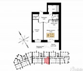 2-комн, 53 кв м, этаж 15/16 ул. Энтузиастов, 59