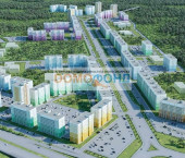 3-комн, 87 кв м, этаж 7/10 ул. Высоцкого,171/12