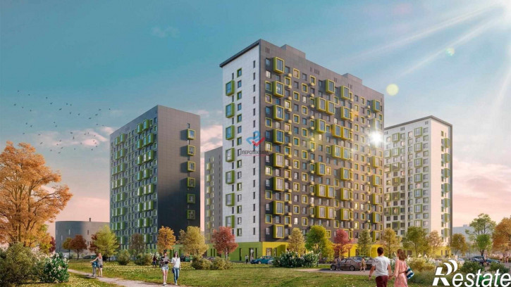 1-комн квартира в новом доме улица Стасова, 2с1