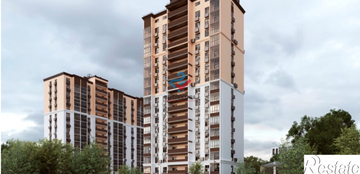 3-комн квартира в новом доме улица Шмидта