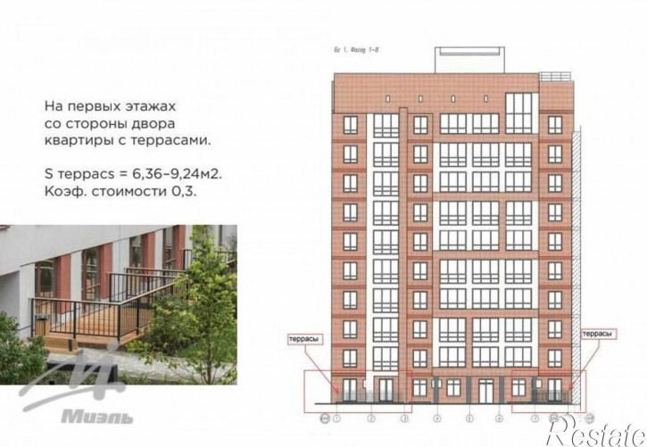 2-комн квартира в новом доме ул. Пролетарская, 151