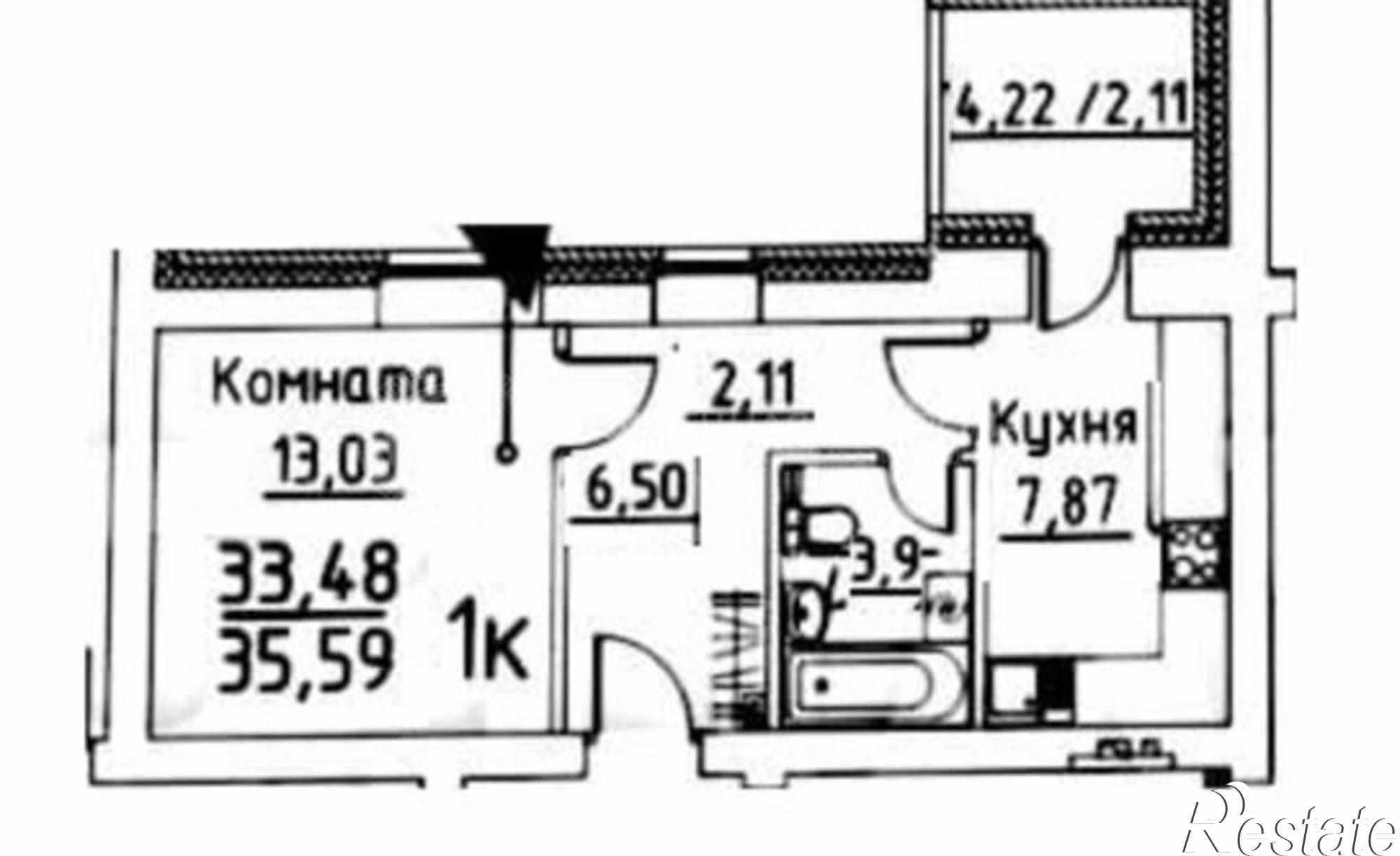 Купить квартиру за 3 450 000 рублей на проспект Молодцова, 7