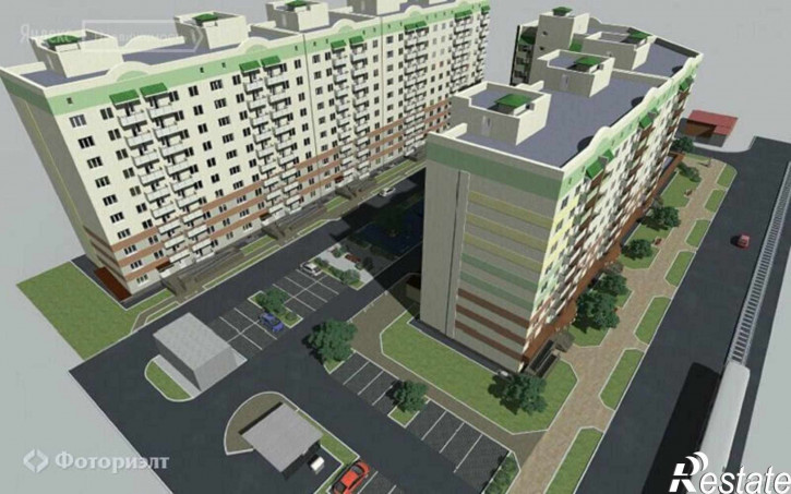 3-комн квартира в новом доме Огородная ул