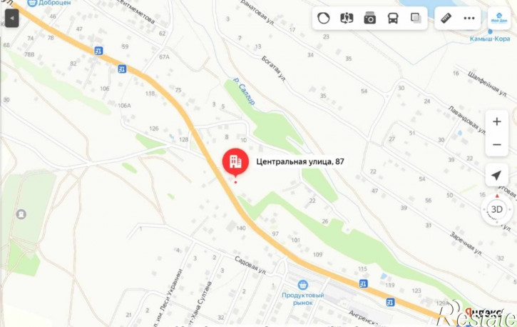 Земельный участок улица Центральная, 87