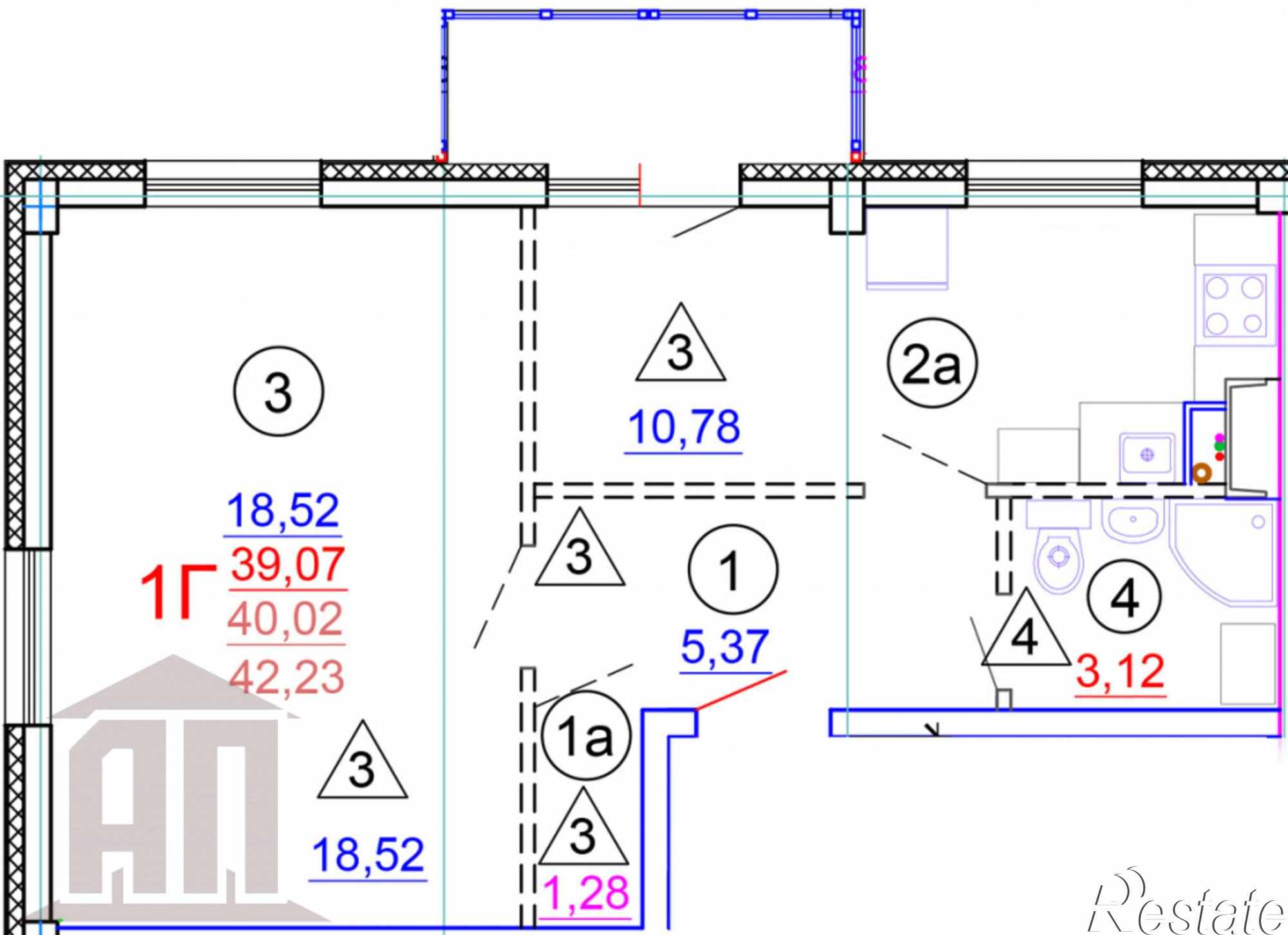 Купить квартиру за 3 785 890 рублей на Медовая ул, 9