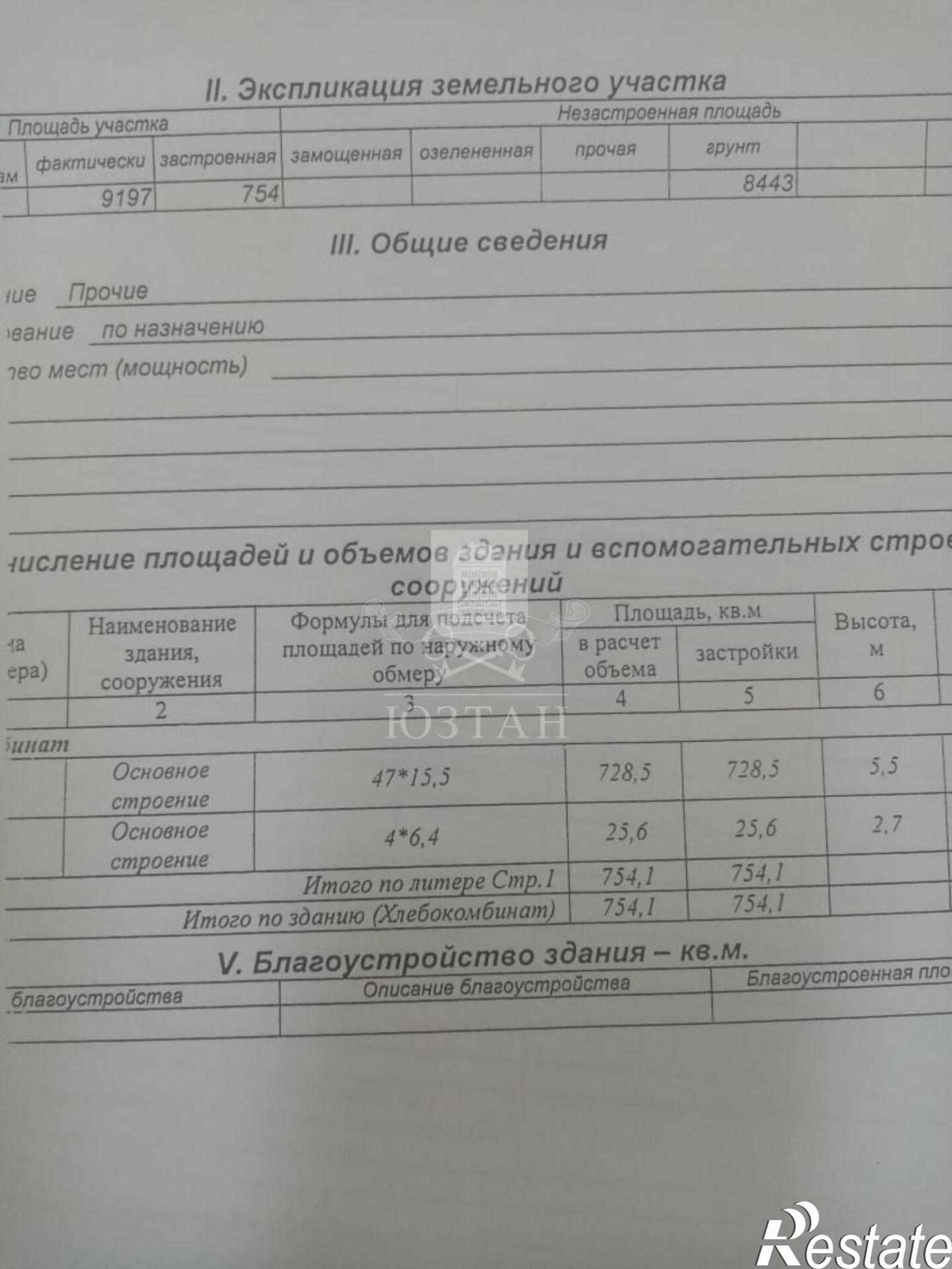 Купить производственную площадь за 7 000 000 рублей на 1 Мая ул, 7