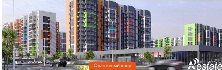 2-комн квартира в новом доме микрорайон Город Спутник,  жилой комплекс Радужные Дворы