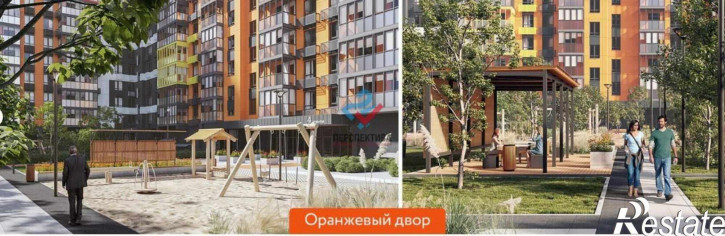2-комн квартира в новом доме микрорайон Город Спутник,  жилой комплекс Радужные Дворы