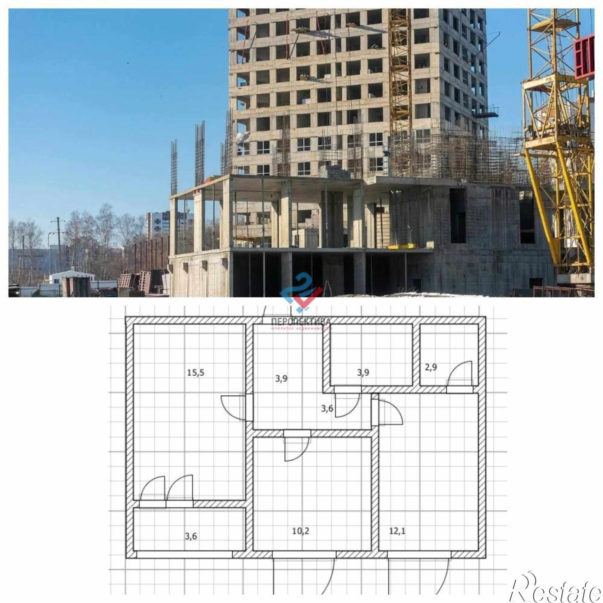 Купить квартиру за 4 456 000 рублей на жилой комплекс Апгрейд,  с2
