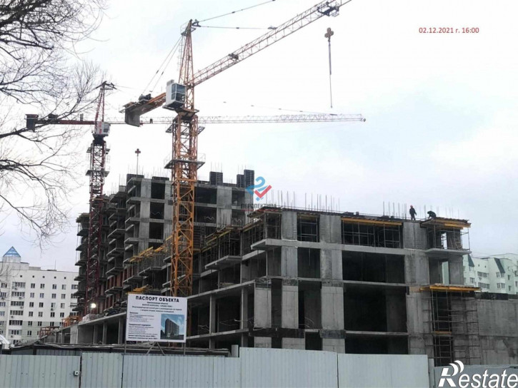 3-комн квартира в новом доме улица Лозицкой, 1А