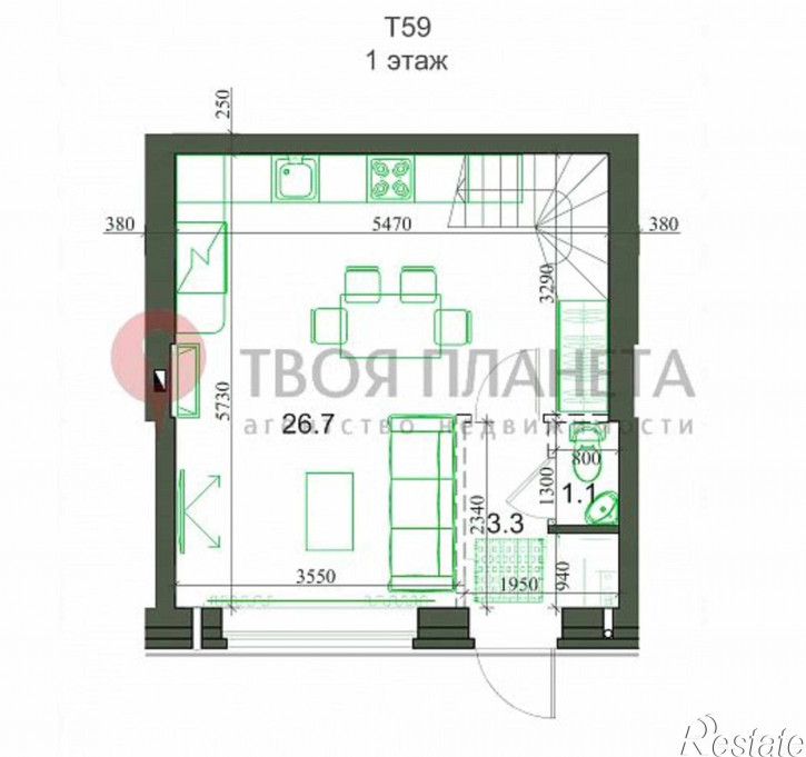 2-комн квартира Четвертый квартал,31