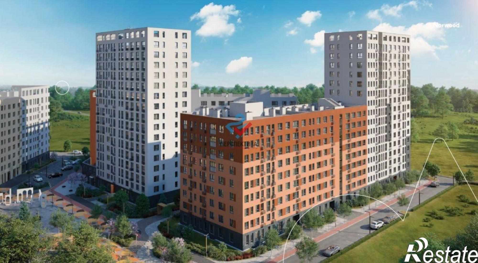 Купить квартиру за 3 115 400 рублей на Железнодорожный район,  жилой комплекс Норвуд
