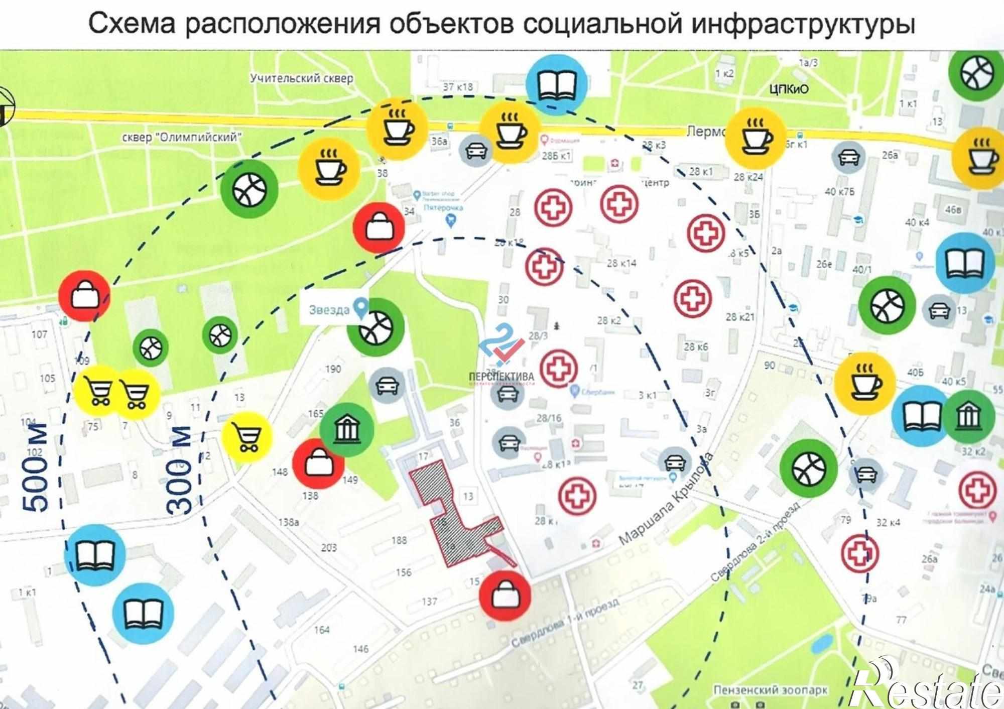 Купить землю, земельный участок за 64 500 000 рублей на улица Маршала Крылова, 13