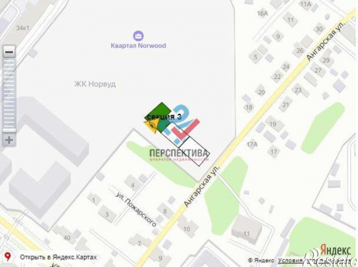 3-комн квартира в новом доме Железнодорожный район,  жилой комплекс Норвуд