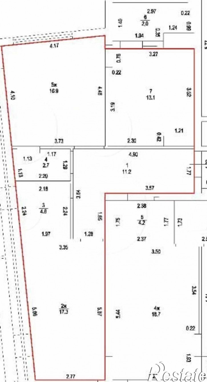 2-комн квартира Россия, Крымский проезд, 2