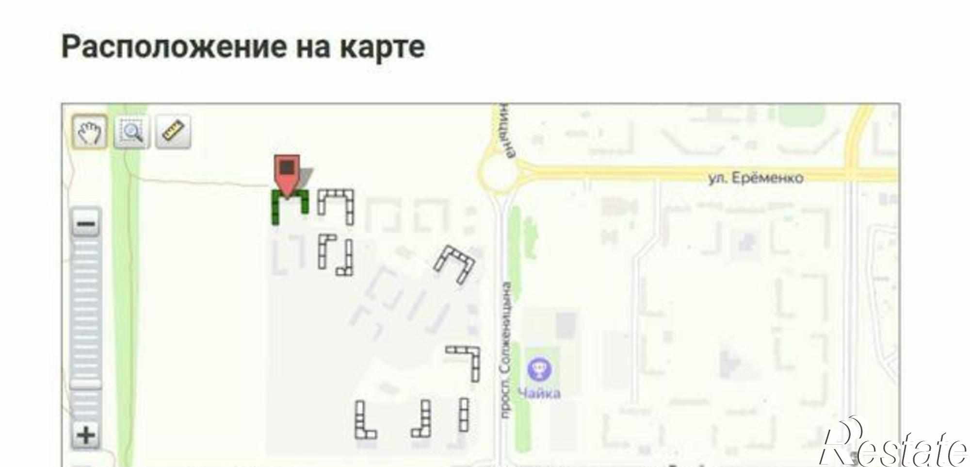Купить квартиру за 2 400 000 рублей на улица Ерёменко, 114