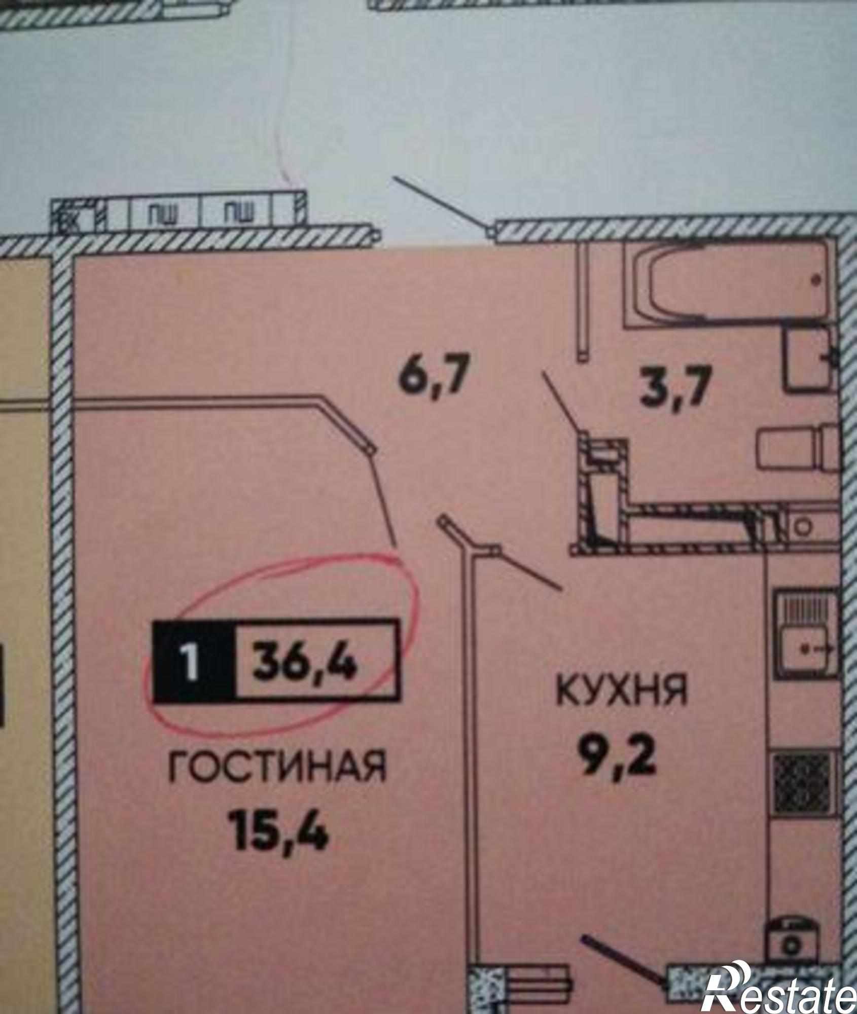 Купить квартиру за 3 300 000 рублей на Берберовская улица, 7/2