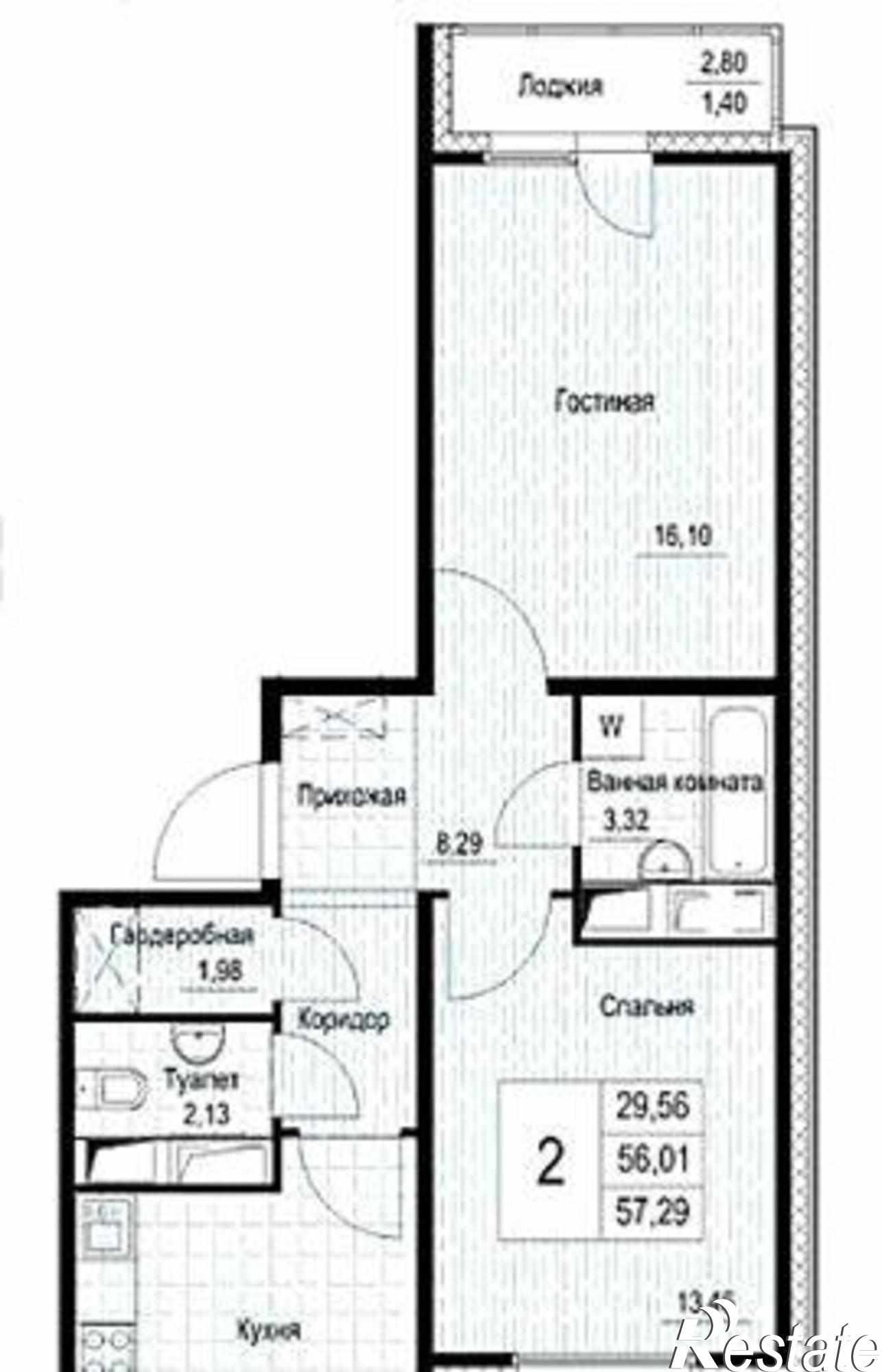 Купить квартиру за 6 350 000 рублей на улица Каяни, 9В
