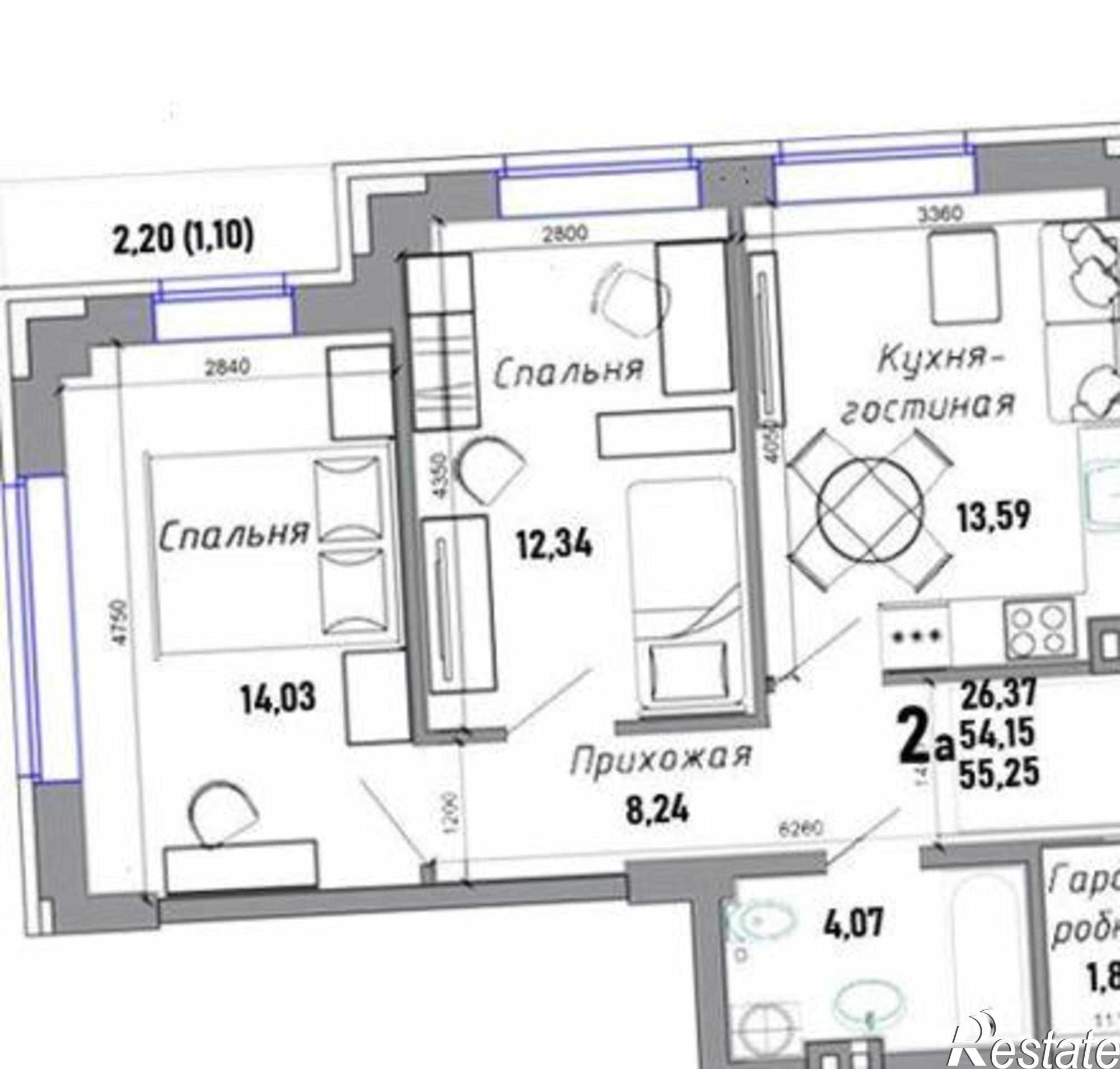 Купить квартиру за 3 900 000 рублей на бульвар Комарова, 30/2с3