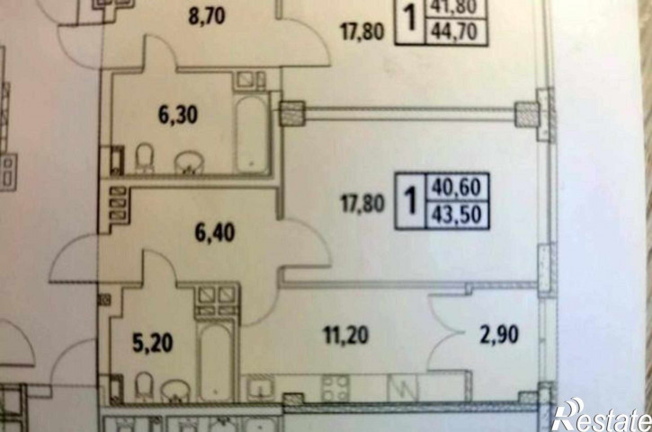 1-комн квартира бульвар Комарова, 20В/9А