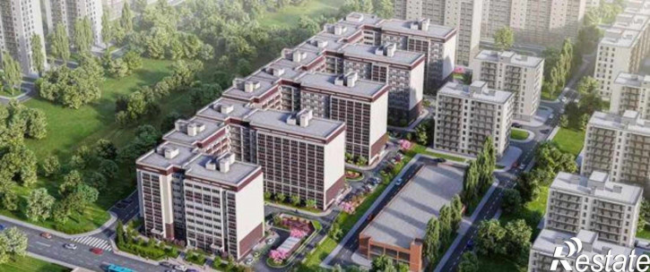 3-комн квартира в новом доме улица Вересаева, 103В