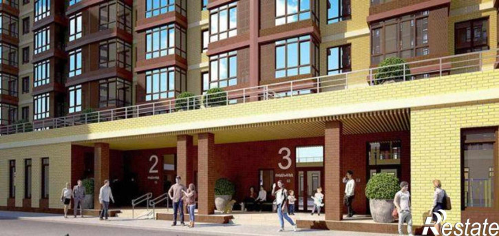 1-комн квартира в новом доме улица Ларина, 45к4