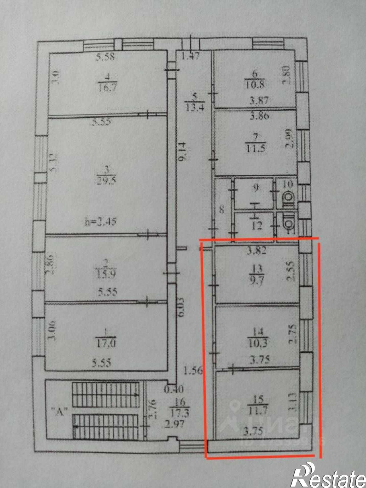 Сдать офис, помещение под офис за 16 000 рублей на улица Болдина, 47
