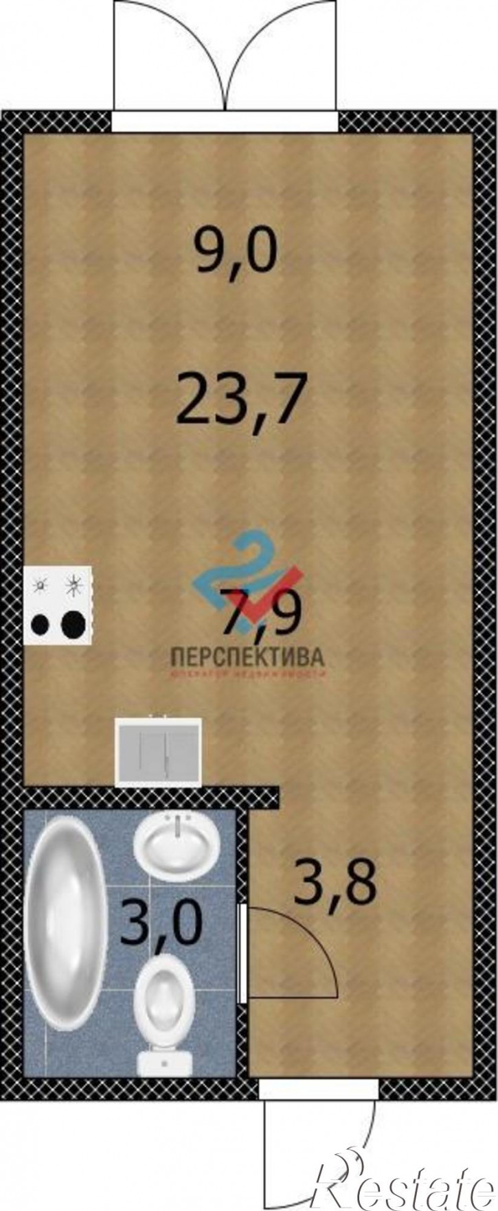 Студия жилой комплекс Радужные Дворы,  с70