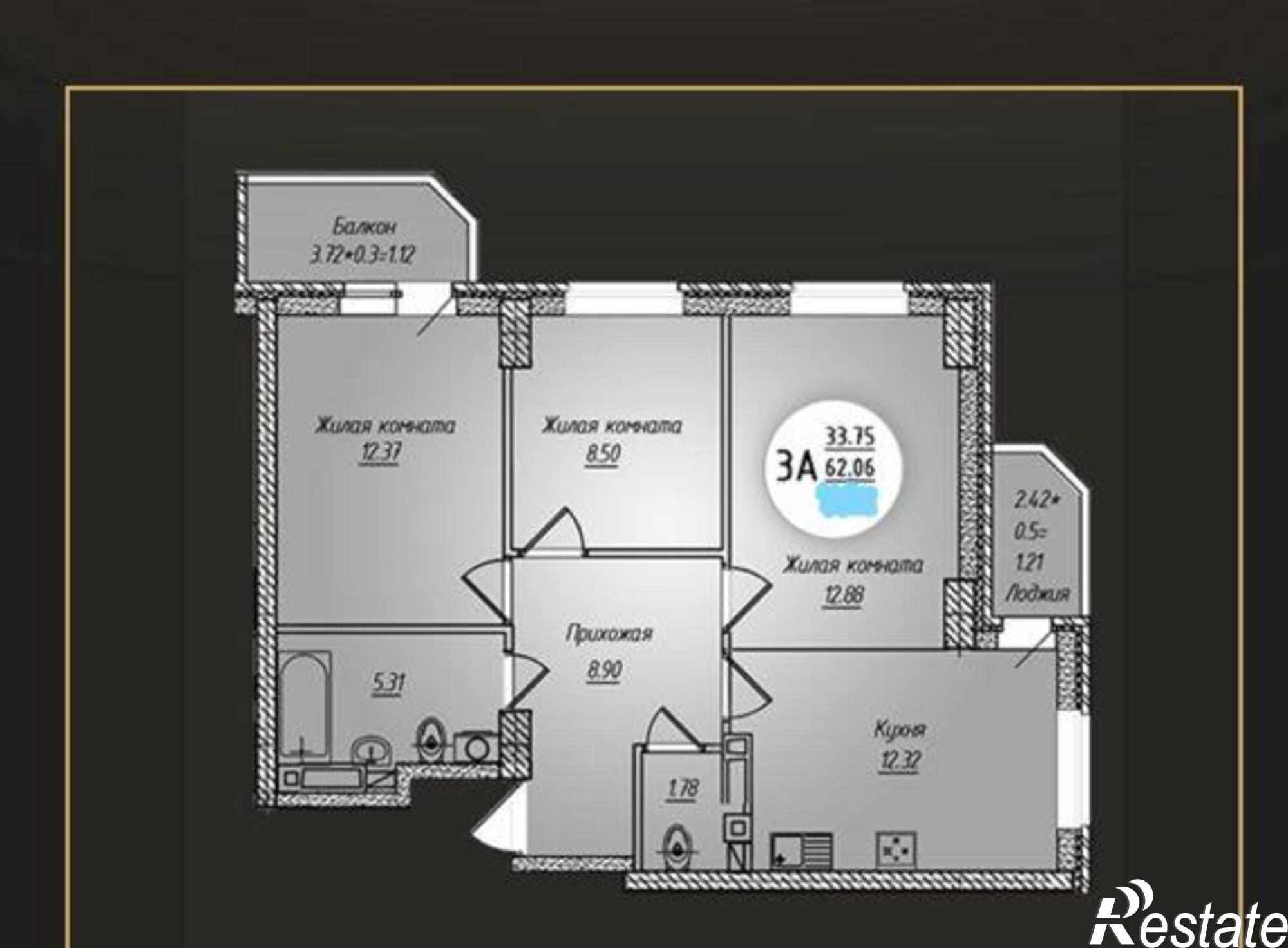 Купить квартиру за 5 250 000 рублей на Горсоветская улица, 49/1