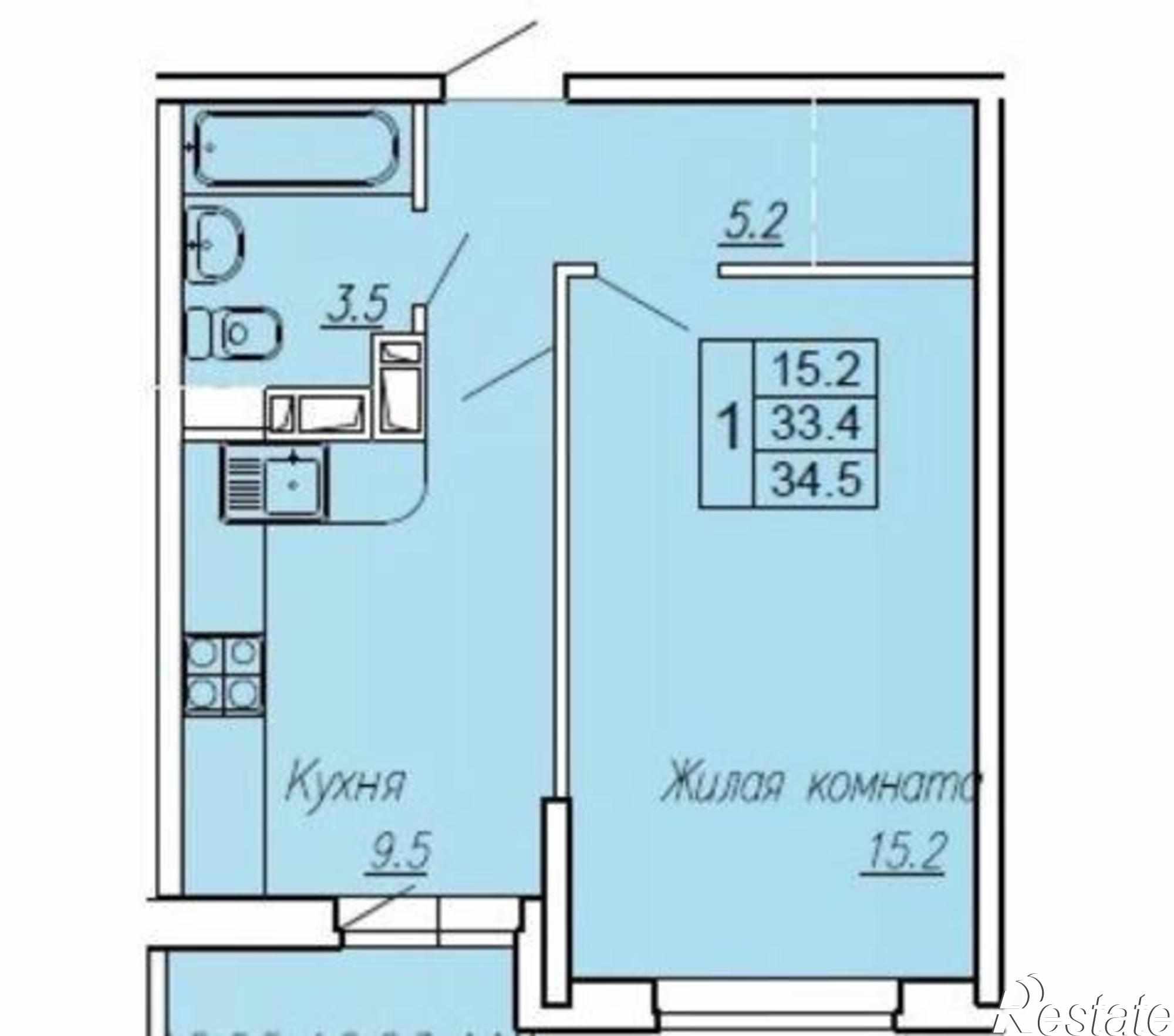 Купить квартиру за 3 050 000 рублей на улица Нансена, 83