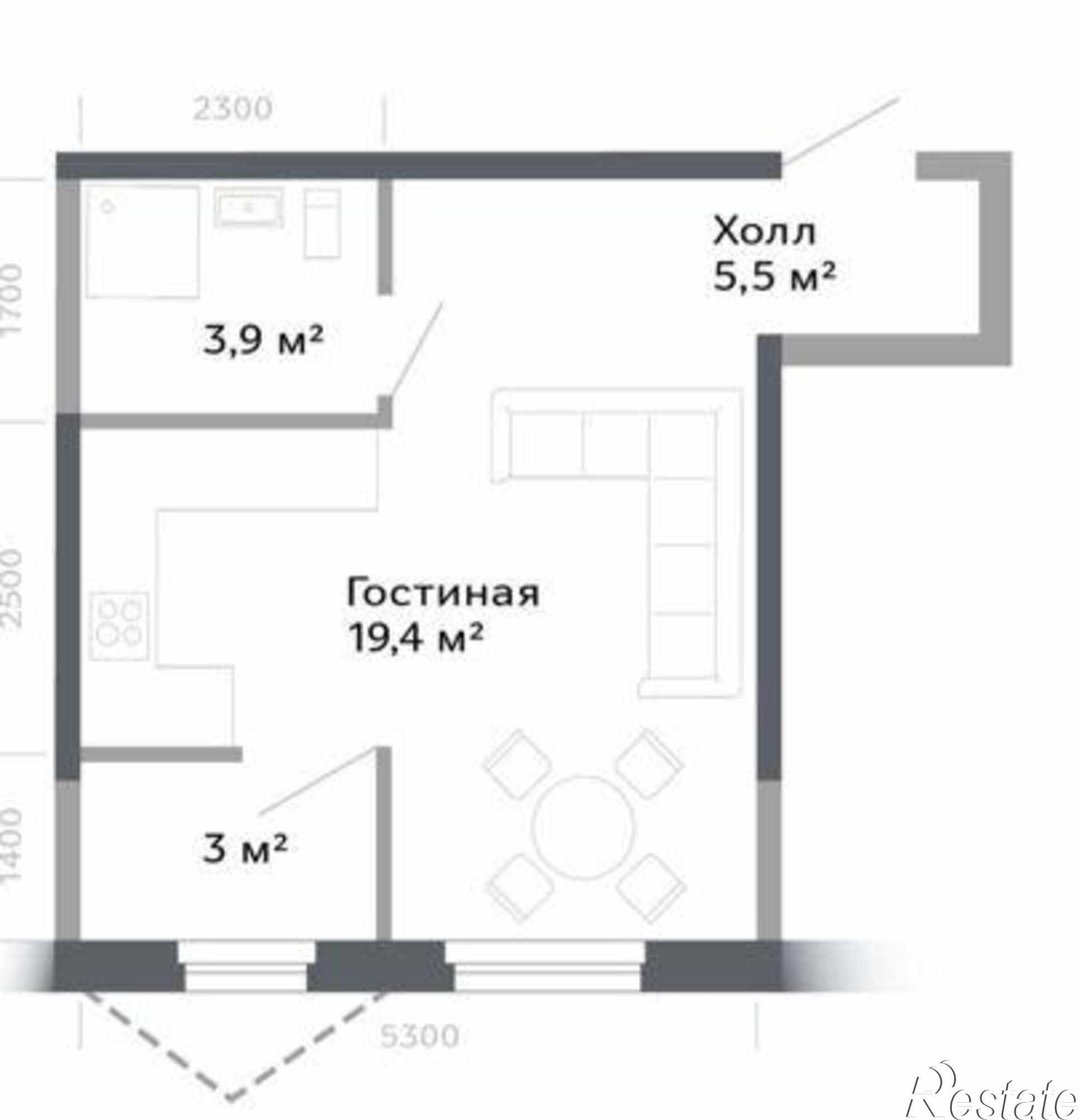 Купить квартиру за 5 100 000 рублей на переулок Островского, 92