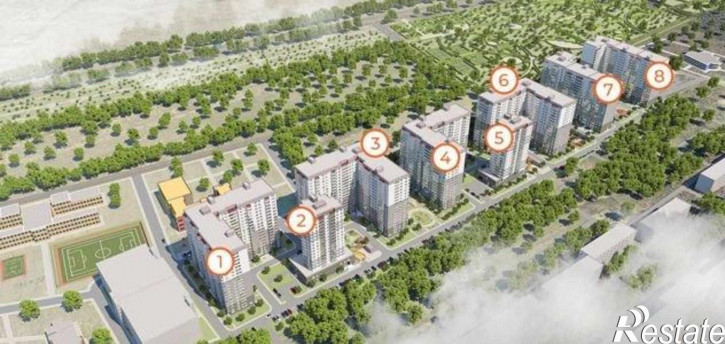 2-комн квартира в новом доме проспект 40-летия Победы, 63/17