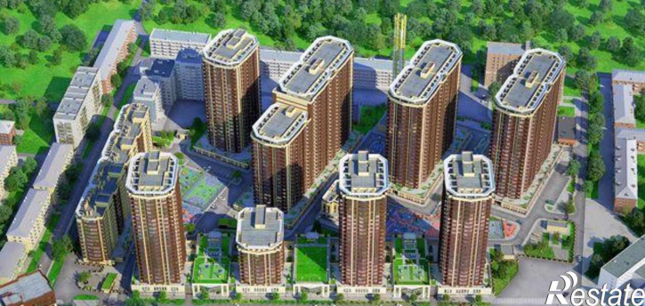 2-комн квартира в новом доме улица Ларина, 45с2